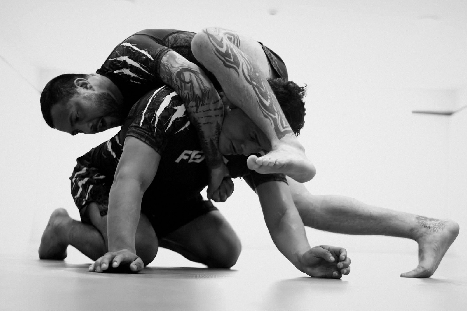 Control en el suelo durante un training camp